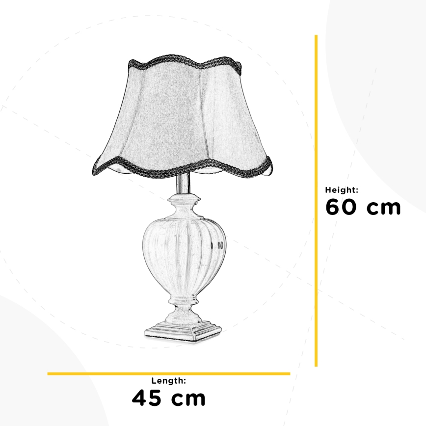 ONLI - Stolní lampa DESY 1xE27/22W/230V 60 cm
