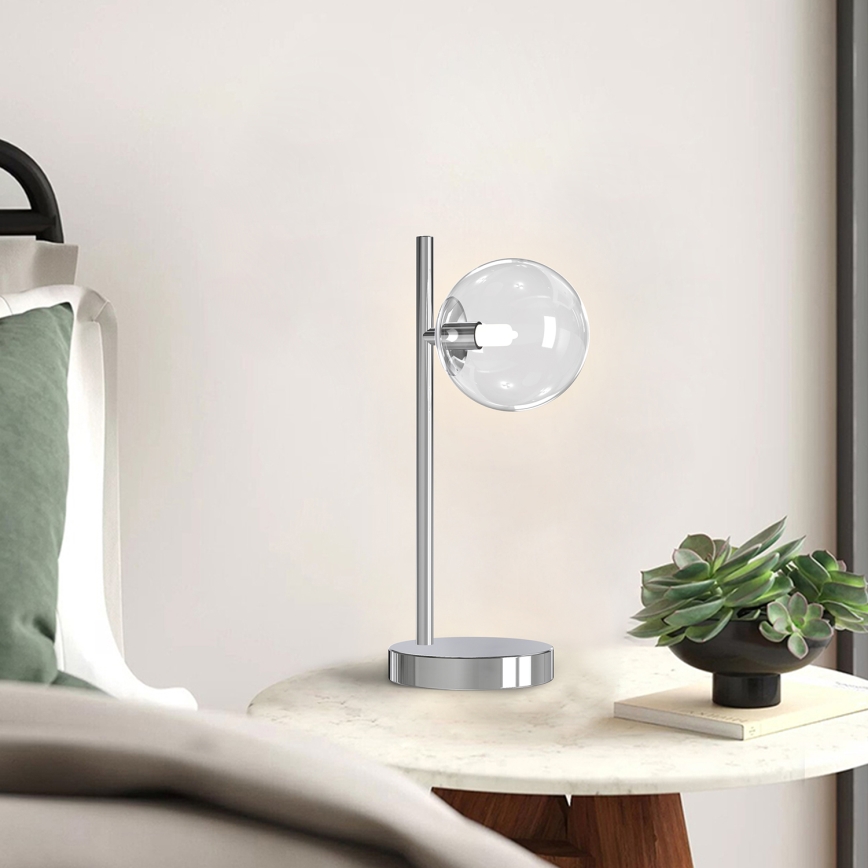 ONLI - Stolní lampa KIMBERLY 1xG9/6W/230V 35 cm lesklý chrom