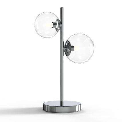 ONLI - Stolní lampa KIMBERLY 2xG9/6W/230V 40 cm lesklý chrom