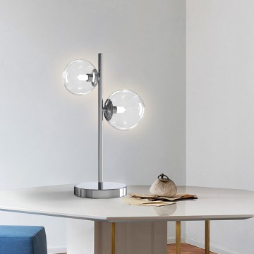 ONLI - Stolní lampa KIMBERLY 2xG9/6W/230V lesklý chrom