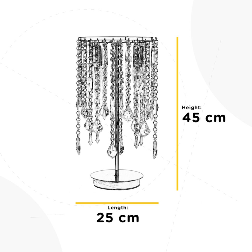ONLI - Stolní lampa LAILA 2xE14/10W/230V 45 cm