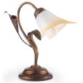 ONLI - Stolní lampa LUCREZIA 1xE14/6W/230V bronzová
