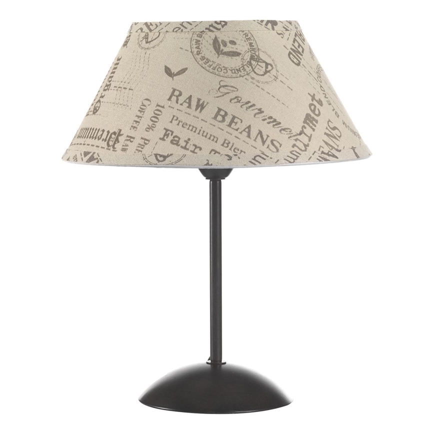 ONLI - Stolní lampa MAIDA 1xE27/15W/230V 38 cm hnědá