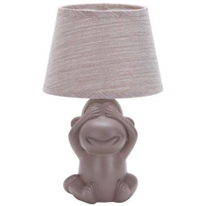 ONLI - Stolní lampa MONKEY 1xE14/6W/230V hnědá