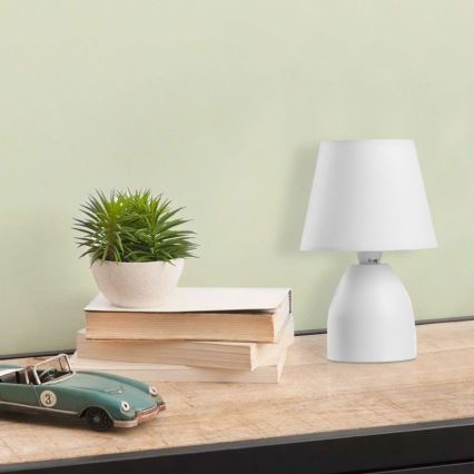 ONLI - Stolní lampa NANO 1xE14/6W/230V bílá 19 cm