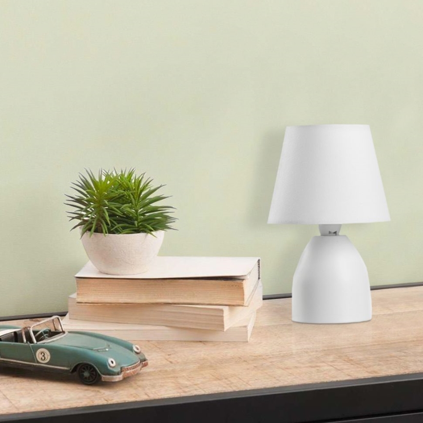 ONLI - Stolní lampa NANO 1xE14/6W/230V bílá 19 cm
