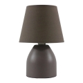 ONLI - Stolní lampa NANO 1xE14/6W/230V hnědá 19 cm