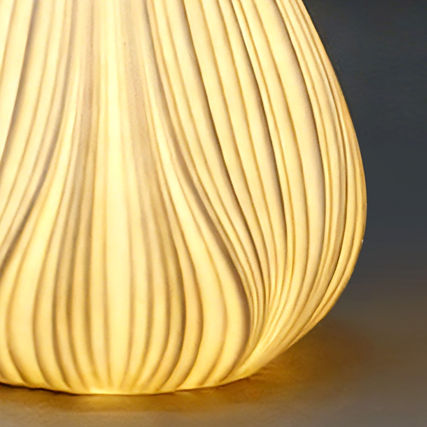 ONLI - Stolní lampa NUVIA 1xE14/6W/230V 25 cm bílá