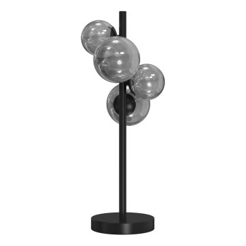 ONLI - Stolní lampa PALOMA 4xG9/10W/230V 48 cm černá/kouřová