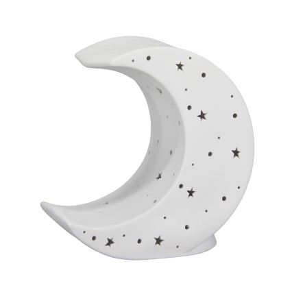 ONLI - Stolní lampa PORCELLANA 1xE14/6W/230V 21 cm měsíc