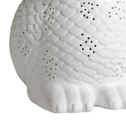 ONLI - Stolní lampa PORCELLANA 1xE14/6W/230V 25 cm sova