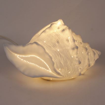 ONLI - Stolní lampa PORCELLANA 1xE14/6W/230V 29 cm mušle