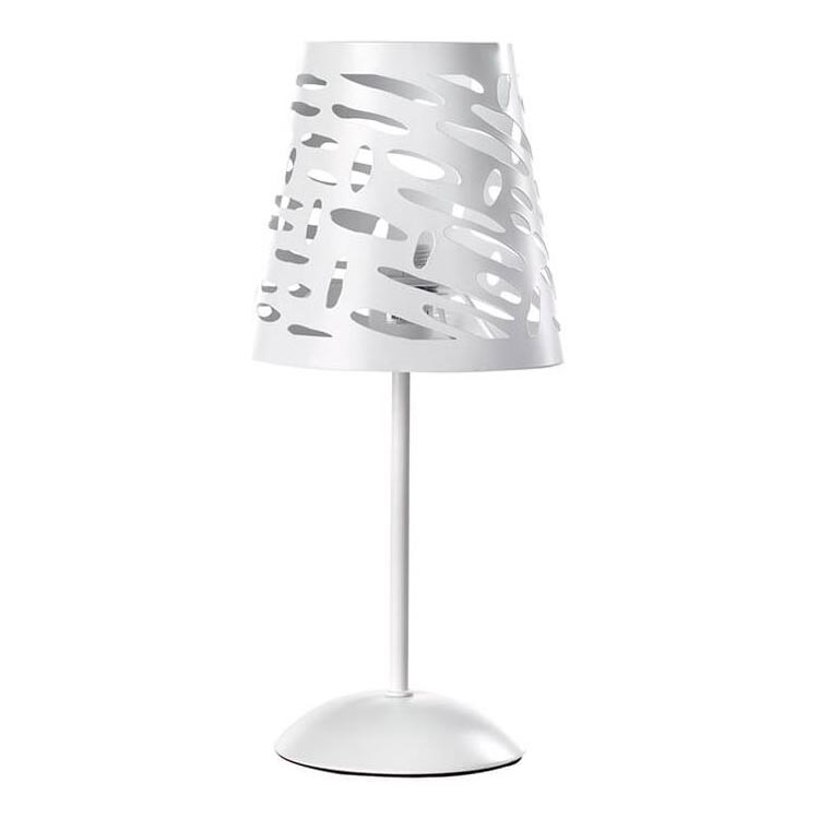 ONLI - Stolní lampa RICKY 1xE14/10W/230V 38 cm bílá