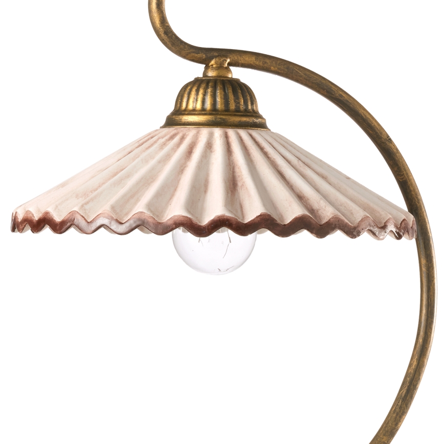 ONLI - Stolní lampa ROSINA 1xE14/6W/230V bronzová