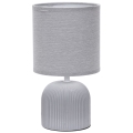 ONLI - Stolní lampa SHELLY 1xE27/22W/230V šedá 28 cm