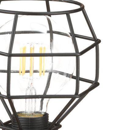 ONLI - Stolní lampa SPIDER 1xE27/15W/230V 23 cm černá/hnědá