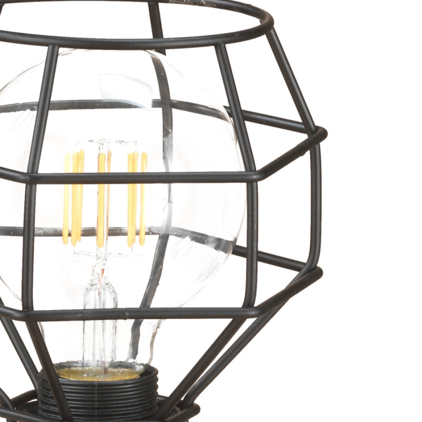 ONLI - Stolní lampa SPIDER 1xE27/15W/230V 23 cm černá/hnědá
