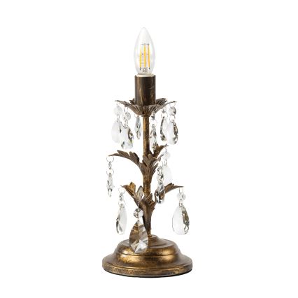 ONLI - Stolní lampa TERESA 1xE14/6W/230V bronzová