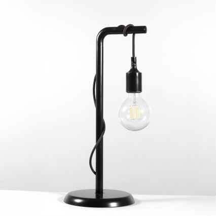 ONLI - Stolní lampa WIRE 1xE27/15W/230V 50 cm černá