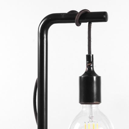 ONLI - Stolní lampa WIRE 1xE27/15W/230V 50 cm černá