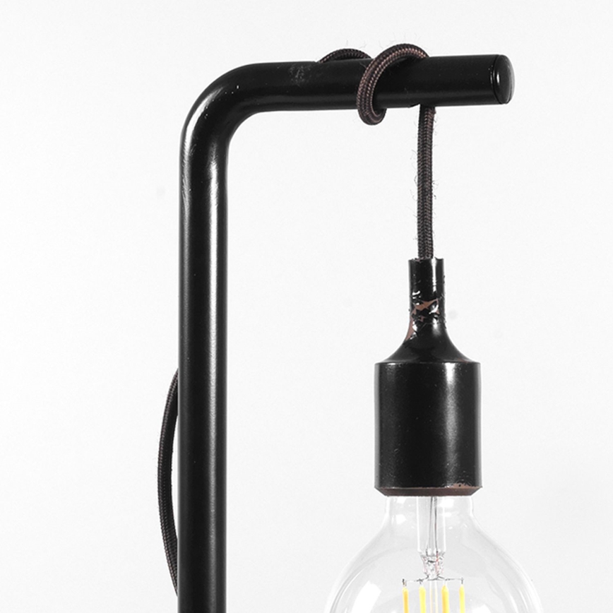 ONLI - Stolní lampa WIRE 1xE27/15W/230V 50 cm černá
