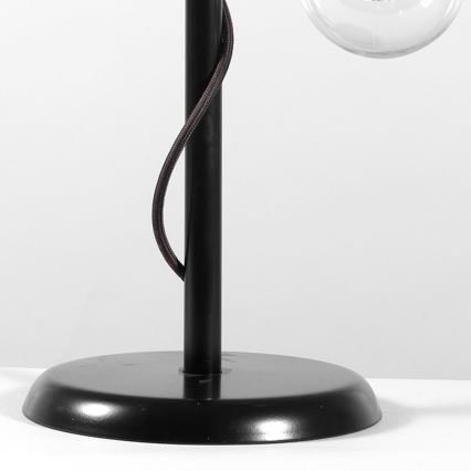ONLI - Stolní lampa WIRE 1xE27/15W/230V 50 cm černá