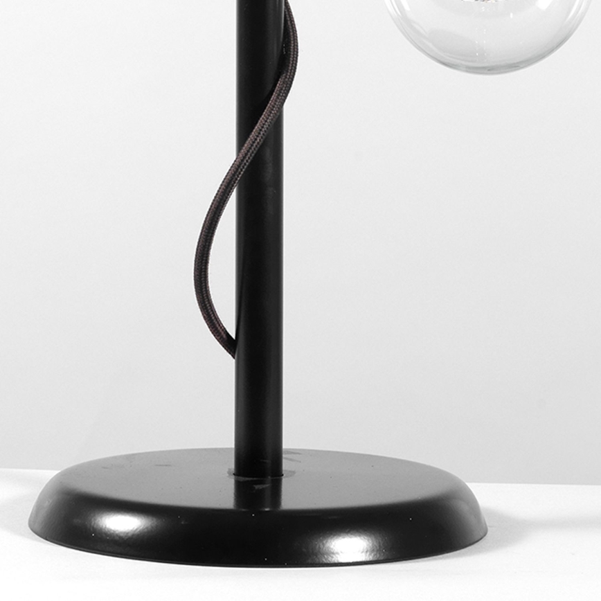 ONLI - Stolní lampa WIRE 1xE27/15W/230V 50 cm černá