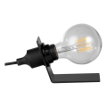 ONLI - Stolní lampa WIRE 1xE27/15W/230V 9 cm černá