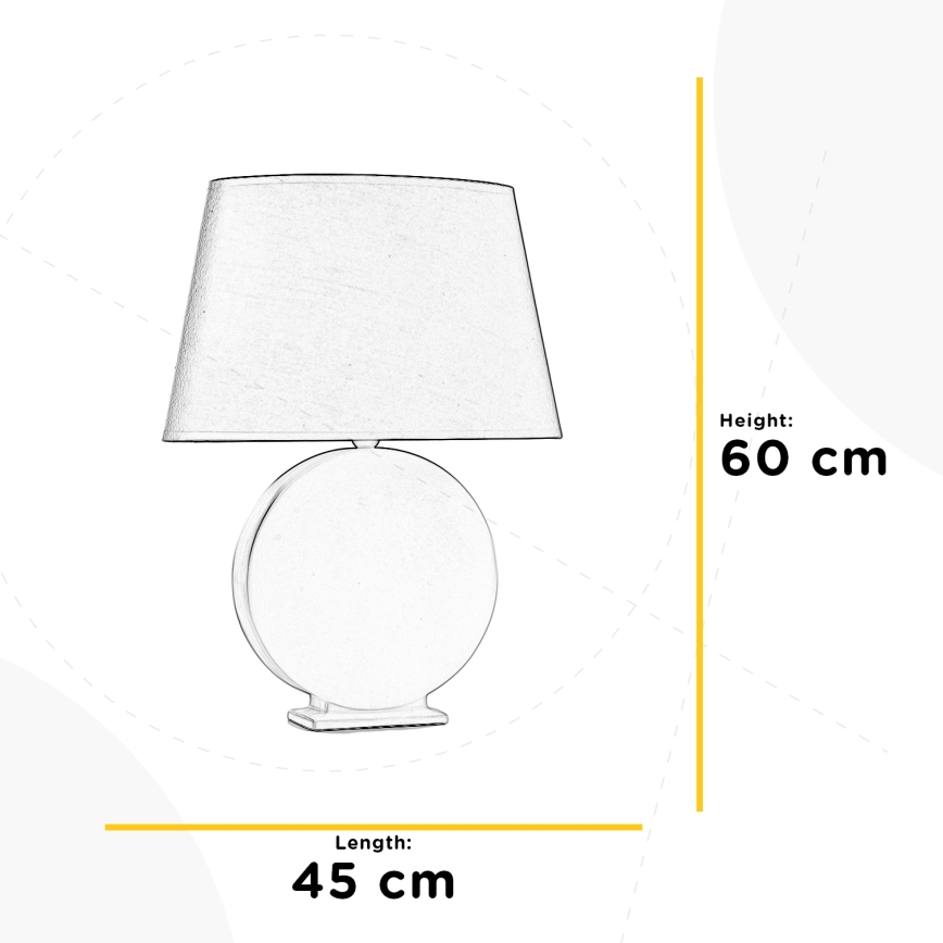 ONLI - Stolní lampa ZEN 1xE27/22W/230V 60 cm