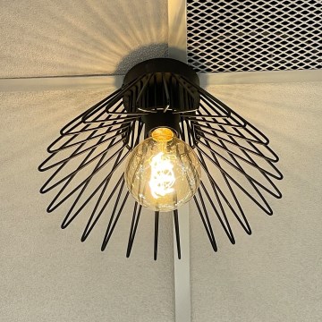 ONLI - Stropní svítidlo DUCCIO 1xE27/22W/230V pr. 30 cm černá