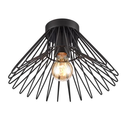 ONLI - Stropní svítidlo DUCCIO 1xE27/22W/230V pr. 30 cm černá