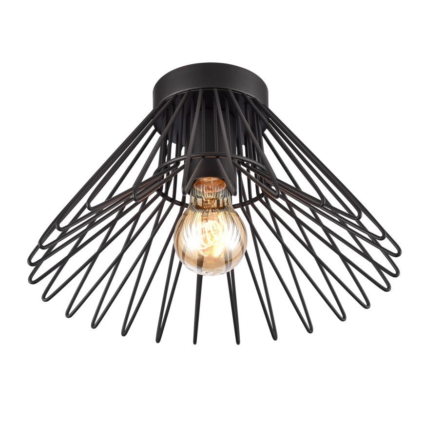 ONLI - Stropní svítidlo DUCCIO 1xE27/22W/230V pr. 30 cm černá