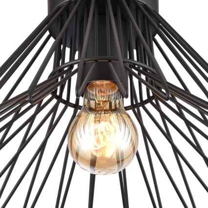 ONLI - Stropní svítidlo DUCCIO 1xE27/22W/230V pr. 30 cm černá