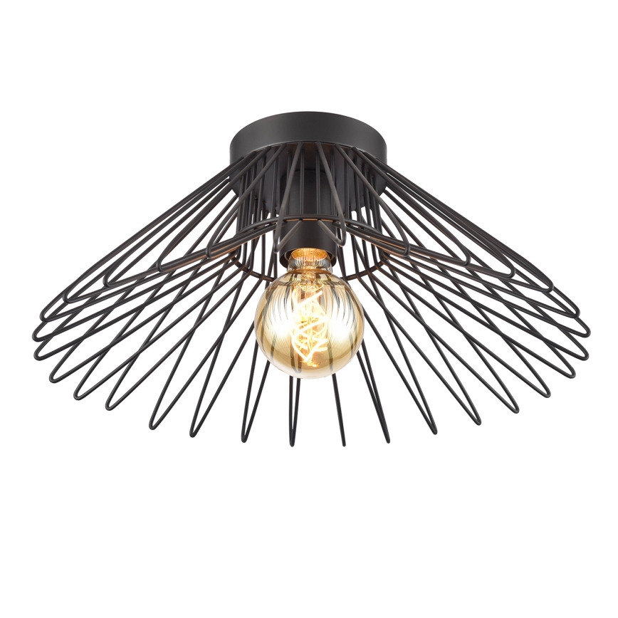 ONLI - Stropní svítidlo DUCCIO 1xE27/22W/230V pr. 60 cm černá