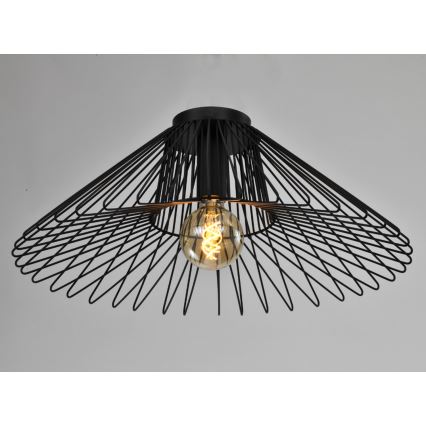 ONLI - Stropní svítidlo DUCCIO 1xE27/22W/230V pr. 60 cm černá