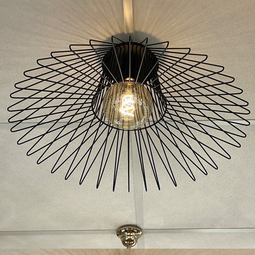 ONLI - Stropní svítidlo DUCCIO 1xE27/22W/230V pr. 60 cm černá