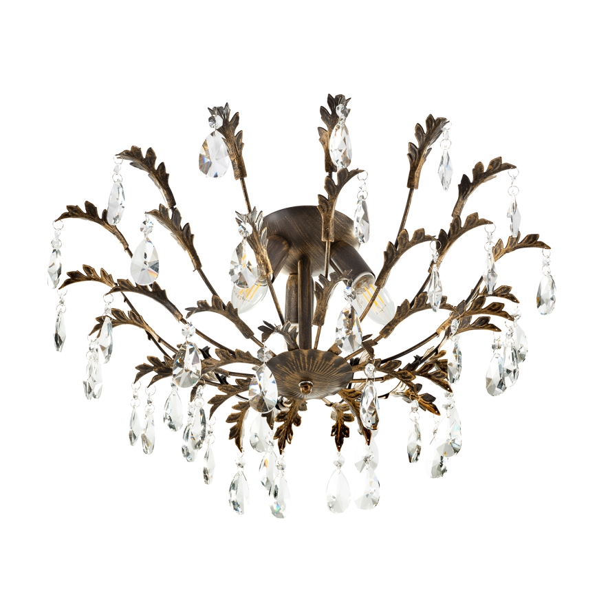 ONLI - Stropní svítidlo TERESA 3xE14/6W/230V bronzová