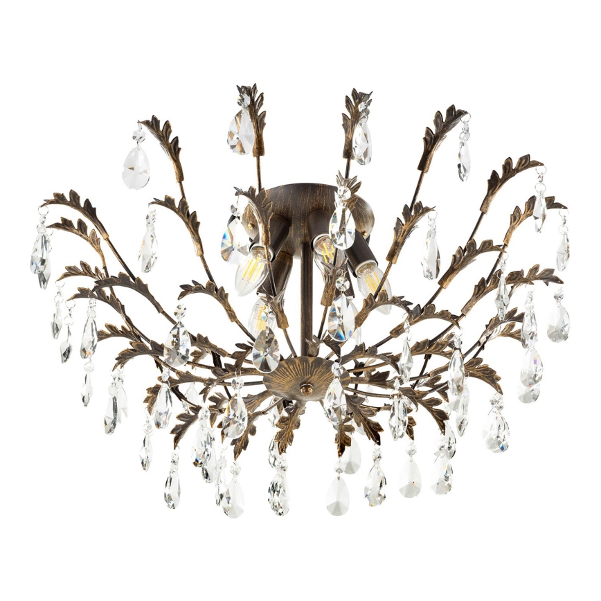 ONLI - Stropní svítidlo TERESA 5xE14/6W/230V bronzová