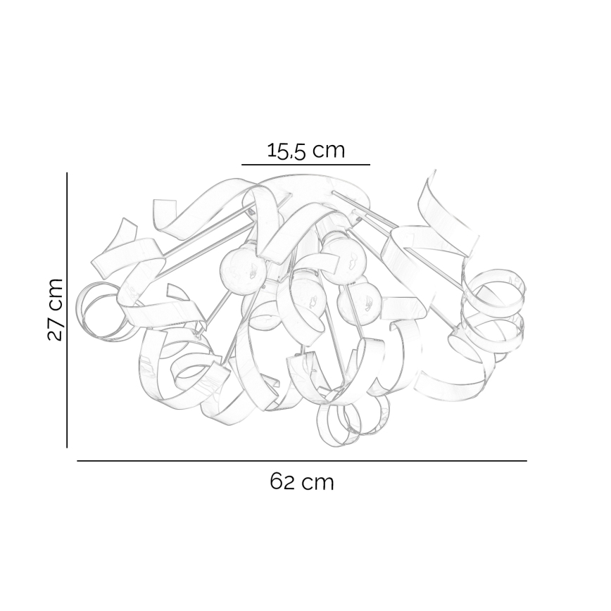 ONLI - Stropní svítidlo ZOE 5xE14/6W/230V bílá