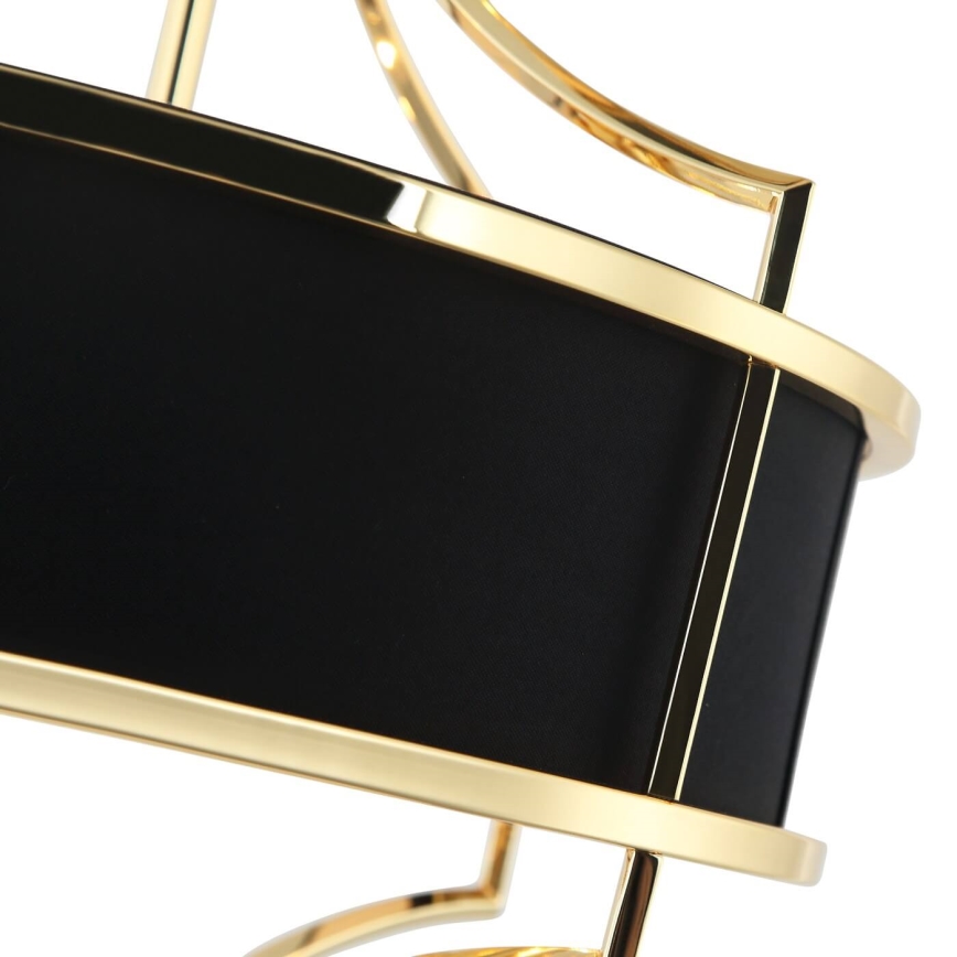 Open Design OR84153 - Lustr na tyči STESSO 4xE27/15W/230V pr. 42 cm zlatá/černá