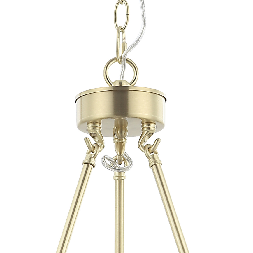 Open Design OR84382 - Lustr na řetězu VERNO 6xE14/12W/230V pr. 55 cm mosaz