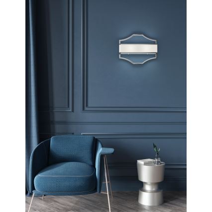 Open Design OR84504 - Nástěnné svítidlo GERDO 2xE14/12W/230V lesklý chrom/bílá