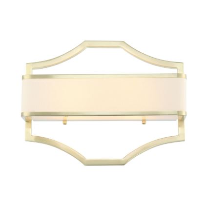 Open Design OR84511 - Nástěnné svítidlo GERDO 2xE14/12W/230V mosaz/bílá