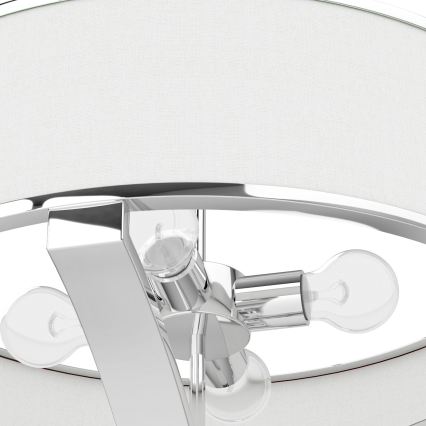 Open Design OR84801 - Lustr na tyči GERDO 4xE27/12W/230V lesklý chrom/bílá