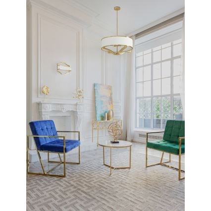 Open Design OR84825 - Lustr na tyči GERDO 4xE27/12W/230V zlatá/bílá