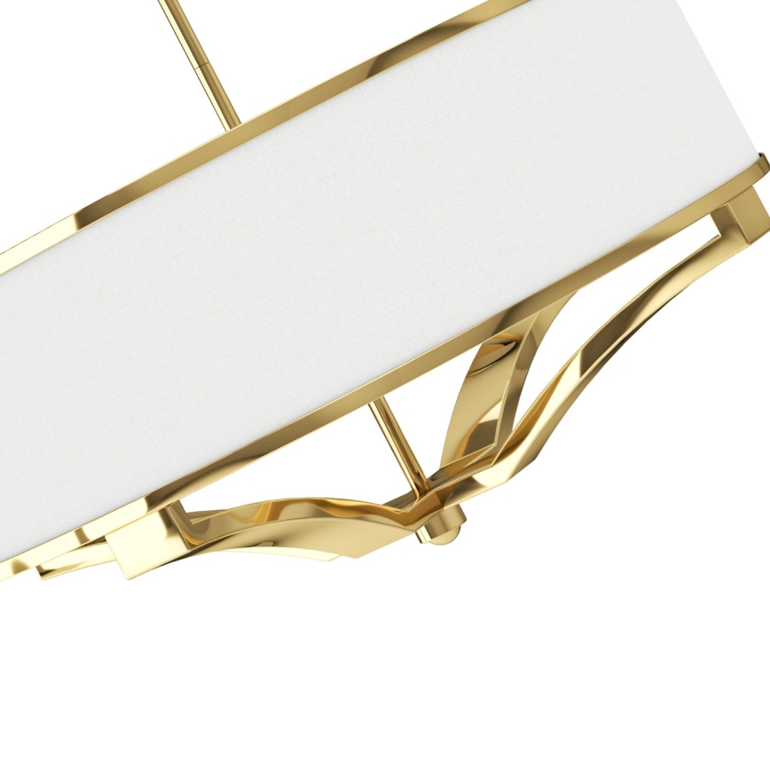 Open Design OR84825 - Lustr na tyči GERDO 4xE27/12W/230V zlatá/bílá