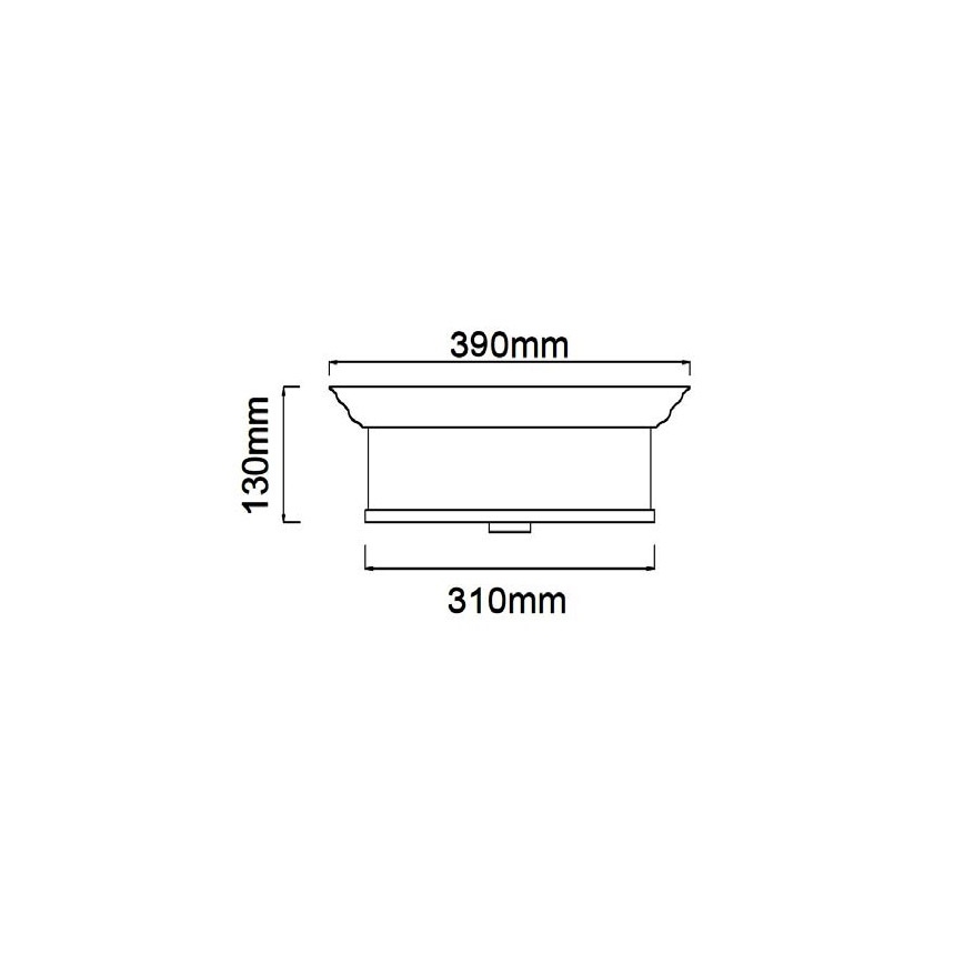 Open Design OR84863 - Stropní svítidlo FAMBURO 3xE14/12W/230V pr. 31 cm lesklý chrom
