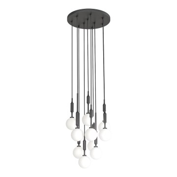 Open Design OR85372 - Lustr na lanku ERO 10xG9/8W/230V černá