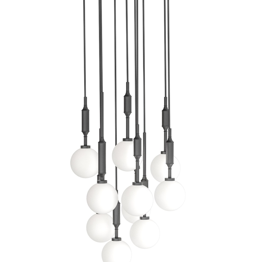Open Design OR85372 - Lustr na lanku ERO 10xG9/8W/230V černá