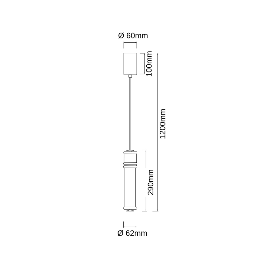 Open Design OR85730 - LED Lustr na lanku OMI LED/10W/230V lesklý chrom